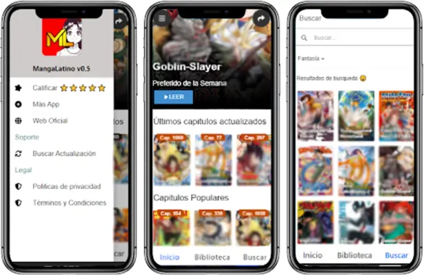 MangaLatino android App screenshot 0